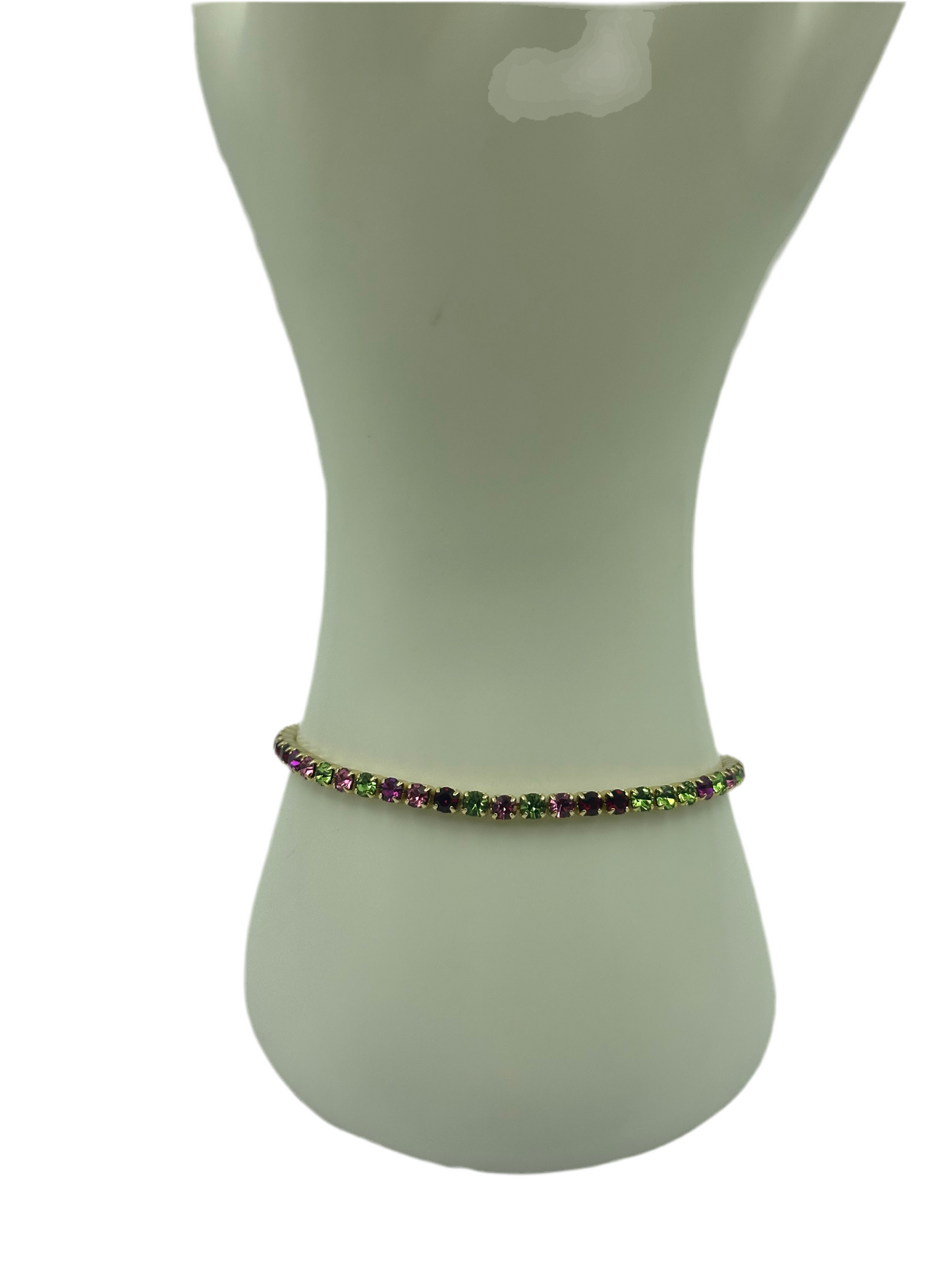 Small Multi Color Tennis Bracelet