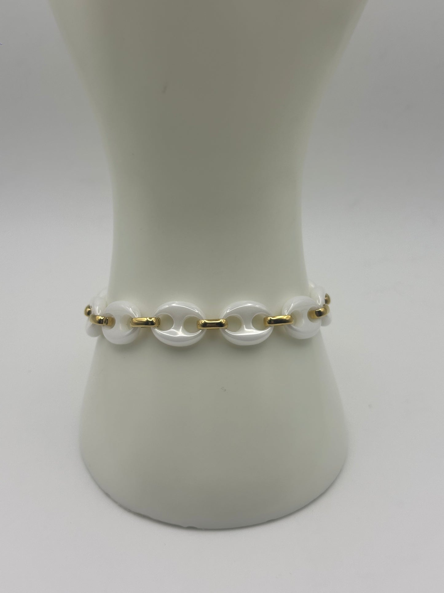 White Link Bracelet