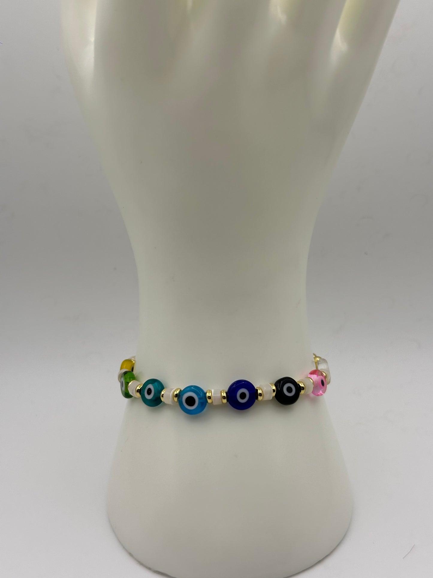 Multi Color Eye Red String Bracelet