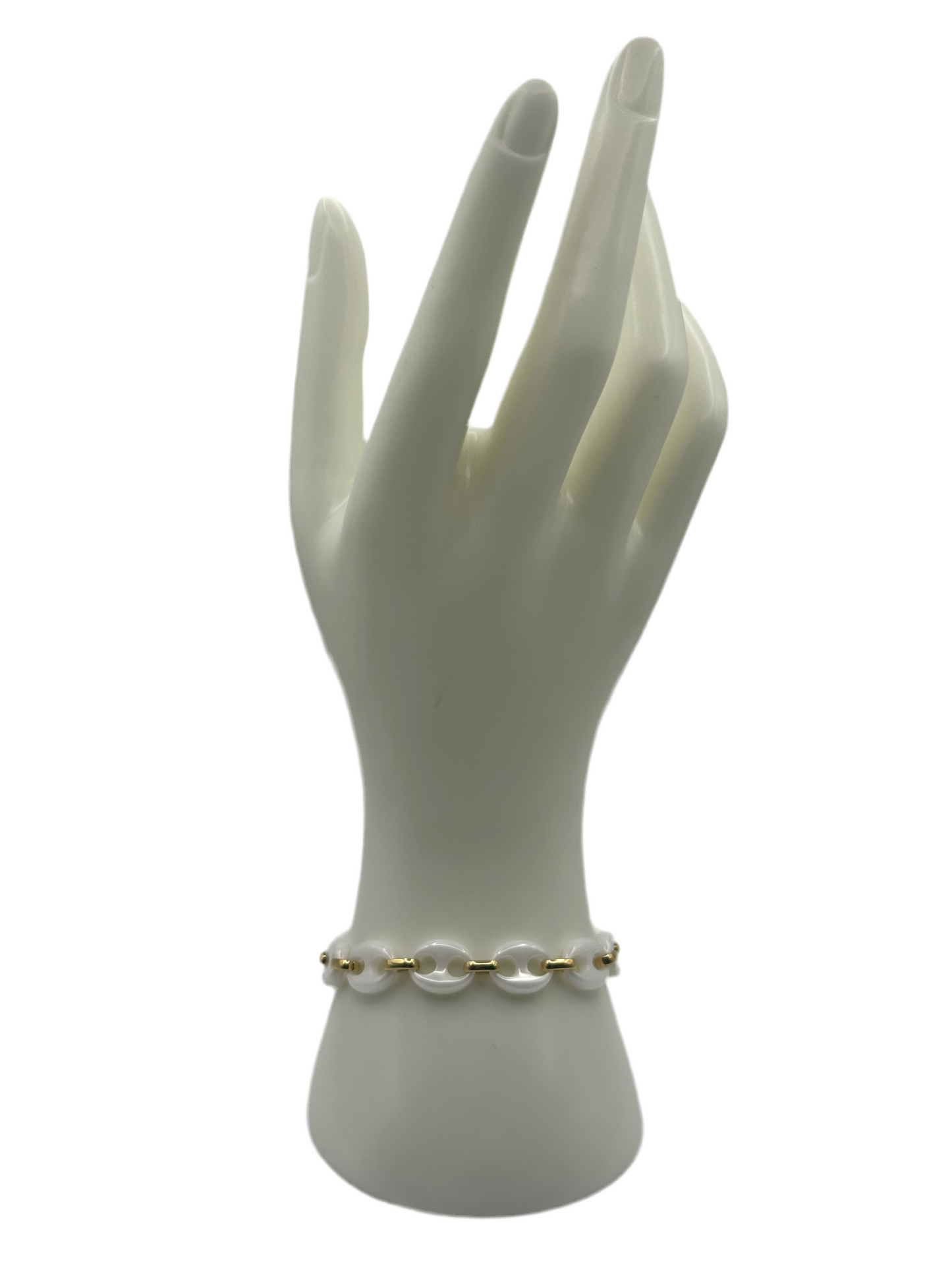 White Link Bracelet