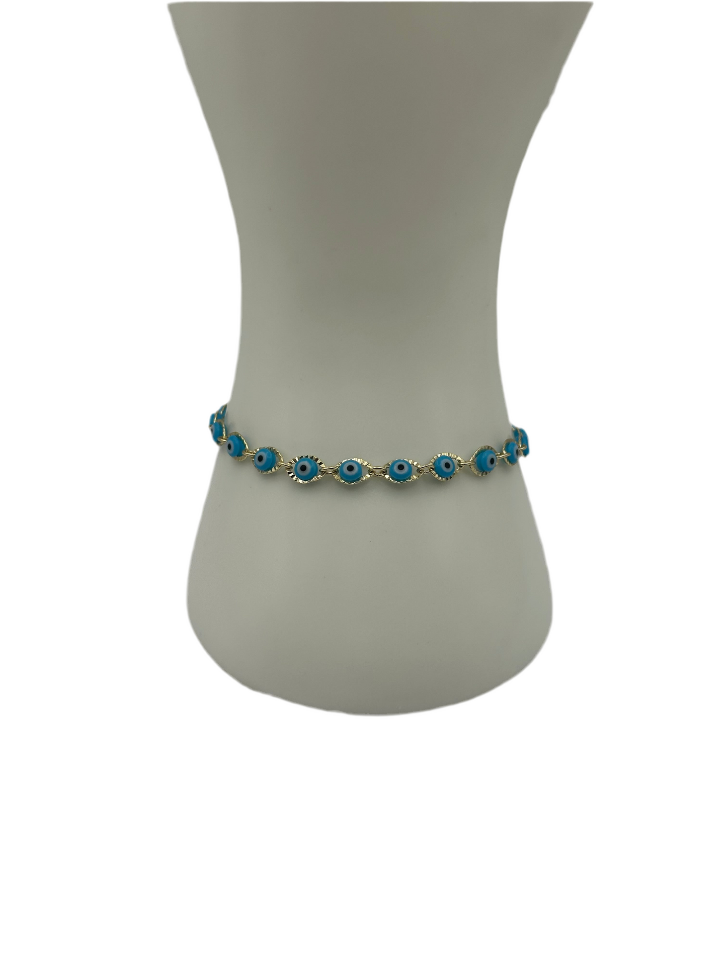 Evil Eye Light Blue Bracelet