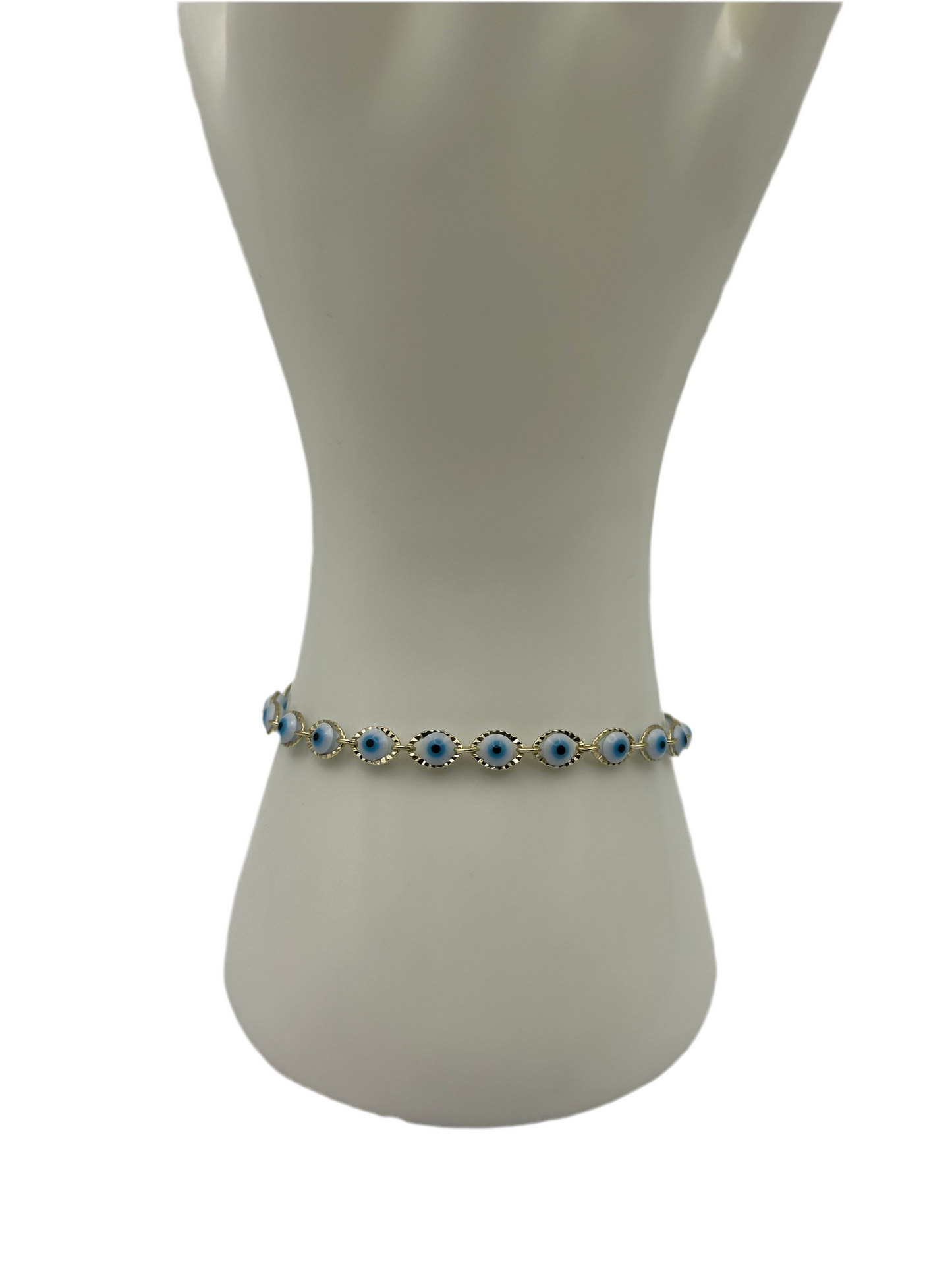 Evil Eye White Bracelet