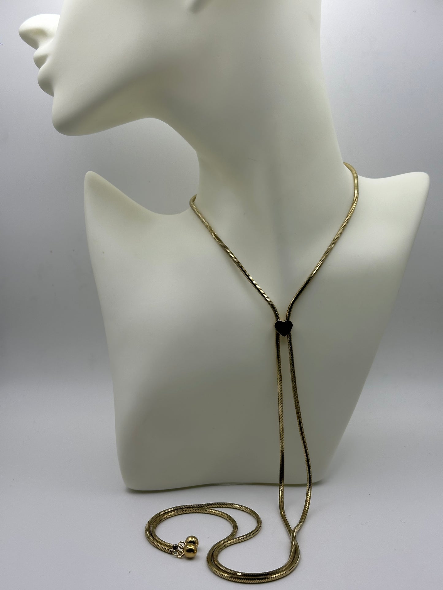 Heart Double Cord Necklace