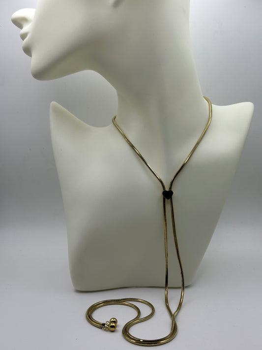 Heart Double Cord Necklace