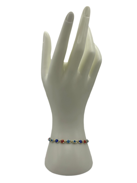 Evil Eye Multi Color Bracelet
