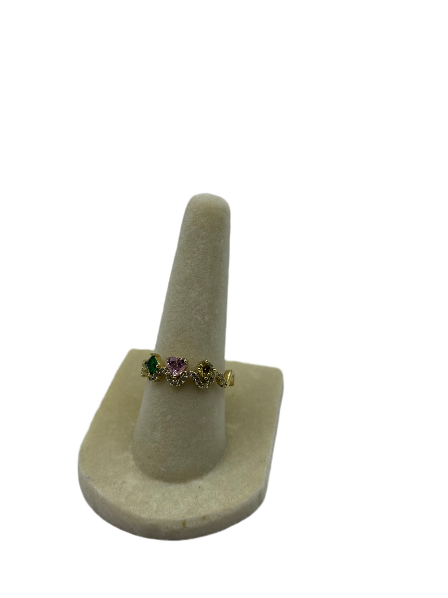 Multi Color Flower Ring