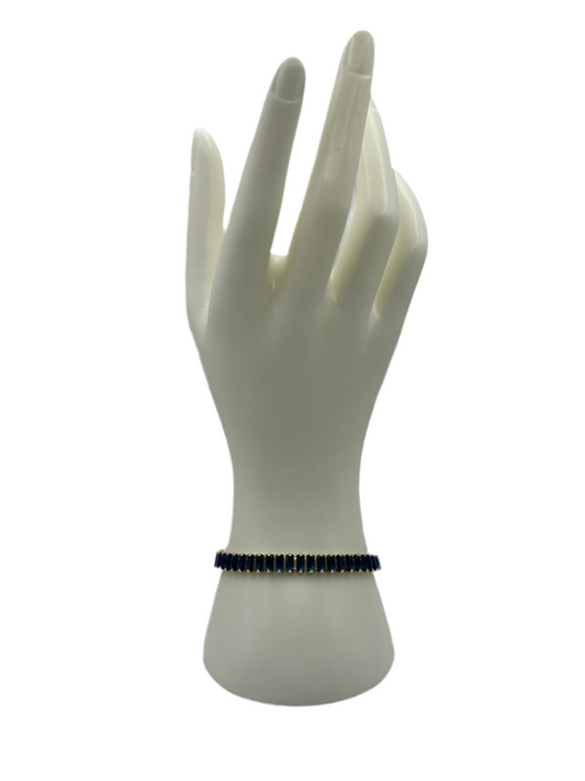 Navy Blue Tennis Bracelet