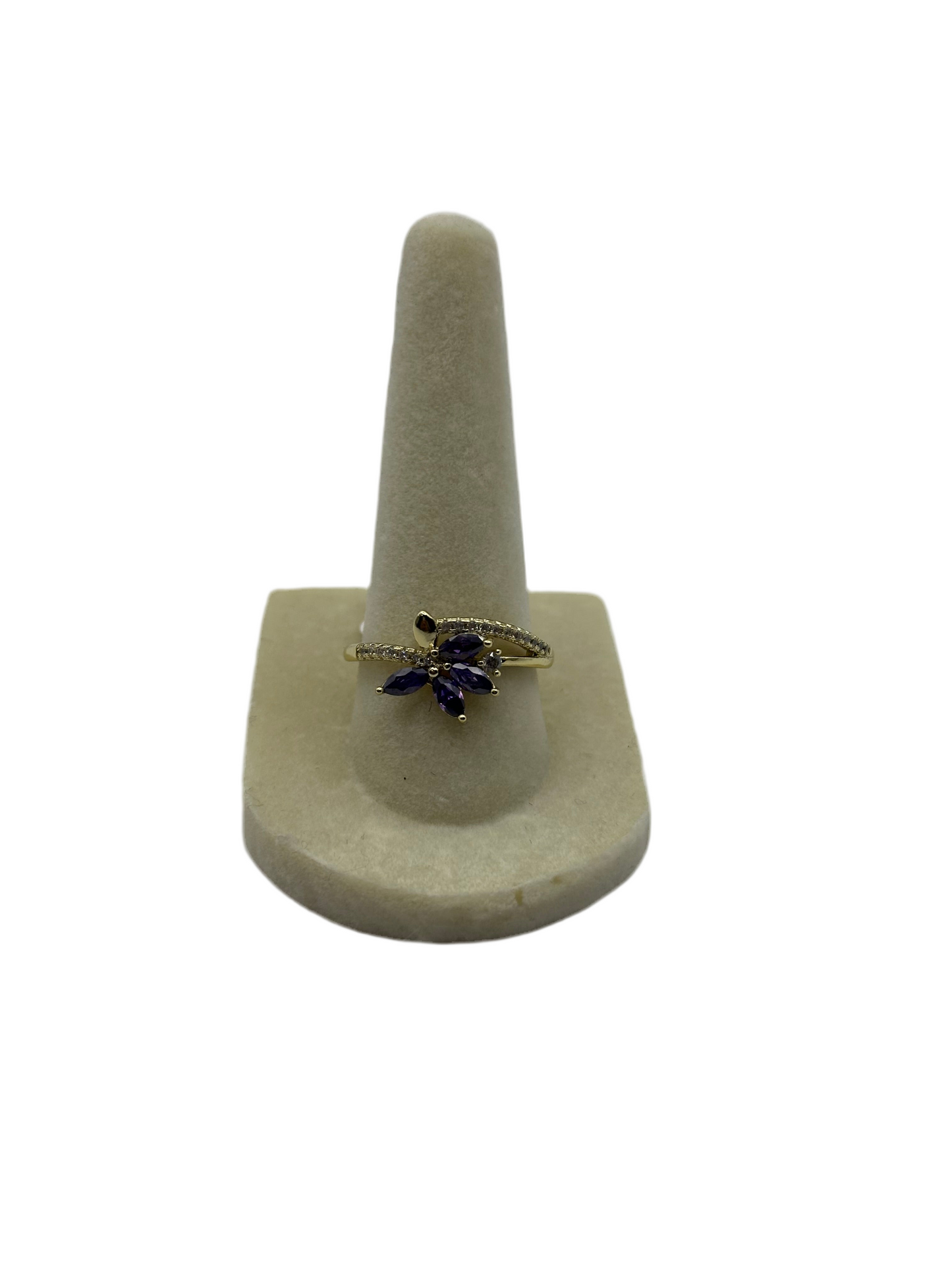 Purple Flower Ring