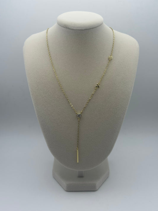 Gold L O V E Necklace