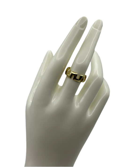 Maze Band Ring