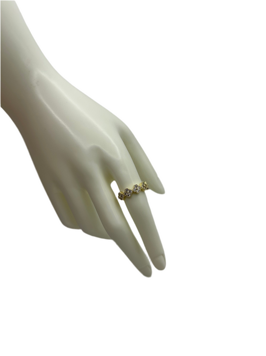 Trebol Flower Ring