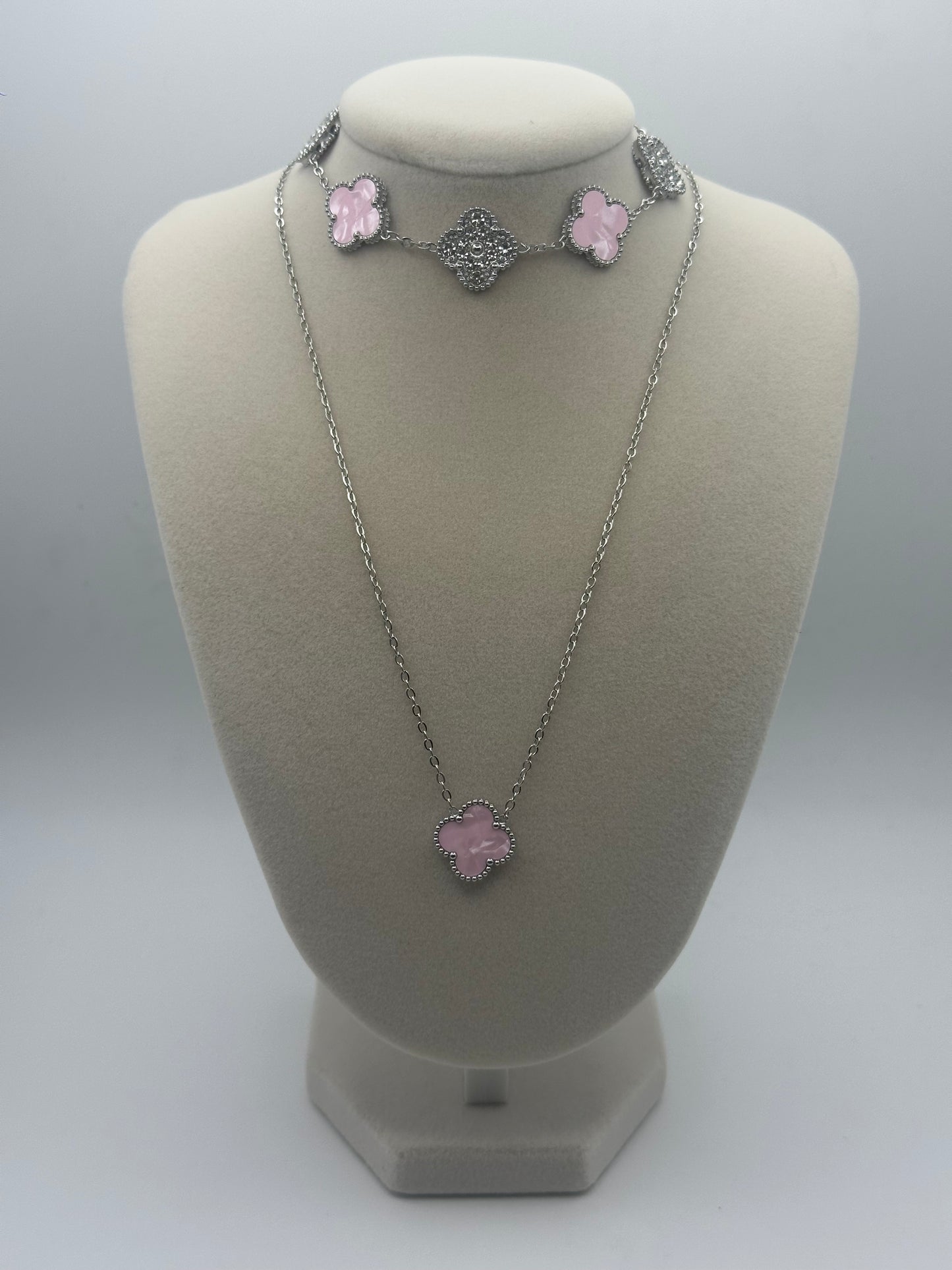 Pink Trebol Flower Set