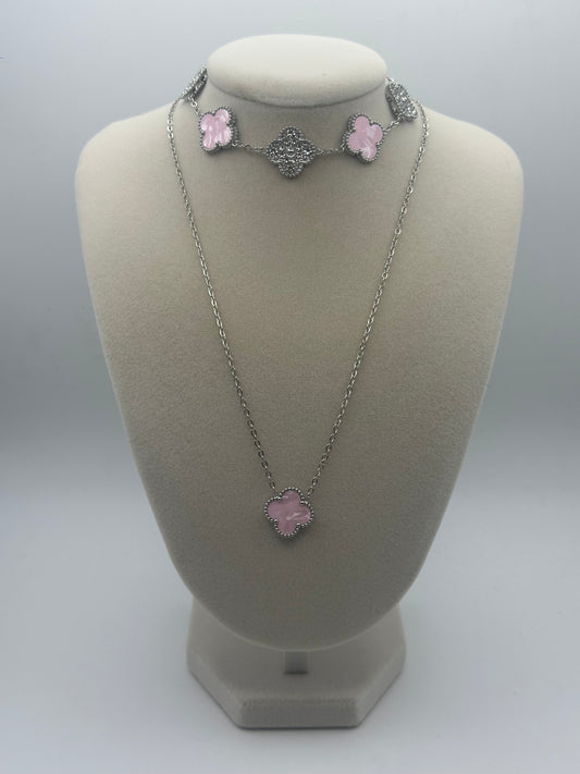 Pink Trebol Flower Set